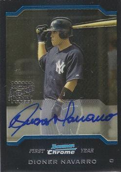 2004 Bowman Chrome #334 Dioner Navarro Front