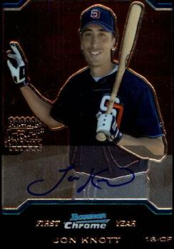 2004 Bowman Chrome #350 Jon Knott Front