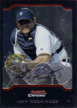 2004 Bowman Chrome #77 Ivan Rodriguez Front