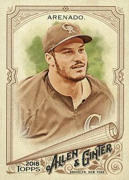 2018 Topps Allen & Ginter #173 Nolan Arenado Front