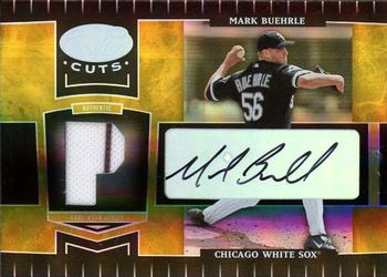 2004 Leaf Certified Cuts - Marble Signature Material Gold Number #54 Mark Buehrle Front
