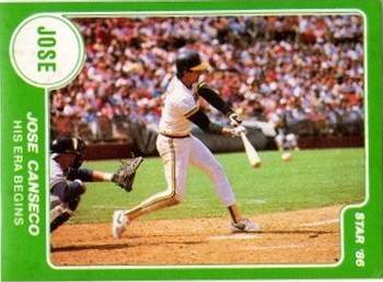 1986 Star Jose Canseco - Stickers #NNO Jose Canseco Front