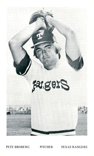 1974 Texas Rangers Photocards #NNO Pete Broberg Front