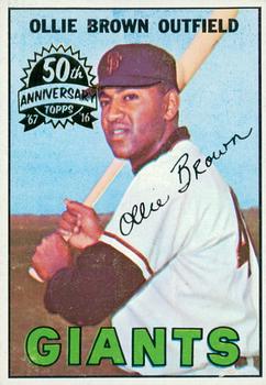 2016 Topps Heritage - 50th Anniversary Buybacks #83 Ollie Brown Front