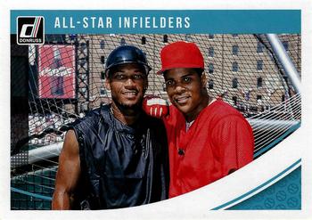 2018 Donruss - Blank Back #NNO Barry Larkin / Gary Sheffield Front