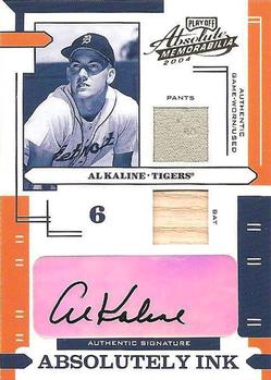 2004 Playoff Absolute Memorabilia - Absolutely Ink Material #AI-2 Al Kaline Front
