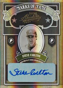 2004 Playoff Absolute Memorabilia - Marks of Fame Signature Spectrum #MOF-7 Steve Carlton Front