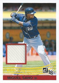 2018 Donruss - Retro 1984 Materials #R84-MS Miguel Sano Front