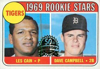 2018 Topps Heritage - 50th Anniversary Buybacks #324 Tigers 1969 Rookie Stars Les Cain / Dave Campbell Front