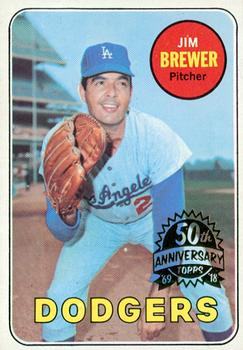 2018 Topps Heritage - 50th Anniversary Buybacks #241 Jim Brewer Front