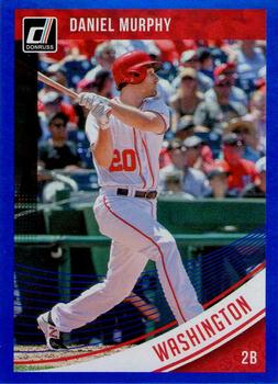 2018 Donruss - Holo Blue #194 Daniel Murphy Front