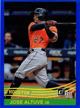 2018 Donruss - Holo Blue #239 Jose Altuve Front