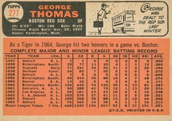 2015 Topps - Topps Originals Buybacks 1966 #277 George Thomas Back