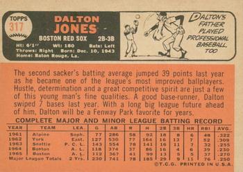 2015 Topps - Topps Originals Buybacks 1966 #317 Dalton Jones Back