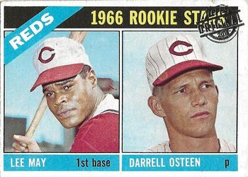 2015 Topps - Topps Originals Buybacks 1966 #424 Reds 1966 Rookie Stars (Lee May / Darrell Osteen) Front