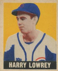 1948-49 Leaf #33 Harry Lowrey Front