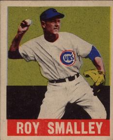 1948-49 Leaf #77 Roy Smalley Front