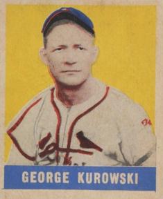 1948-49 Leaf #81 George Kurowski Front