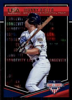 2018 Panini USA Baseball Stars & Stripes - Longevity #12 Johnny Aiello Front