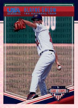 2018 Panini USA Baseball Stars & Stripes - Longevity Holo Foil #92 Blayne Enlow Front