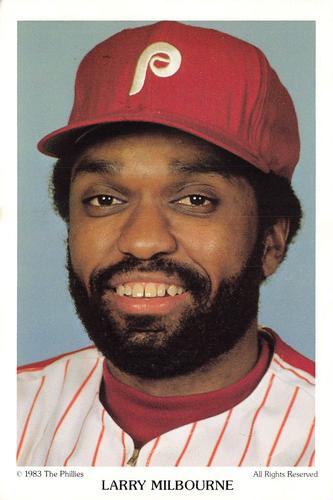 1983 Tastykake Philadelphia Phillies #NNO Larry Milbourne Front