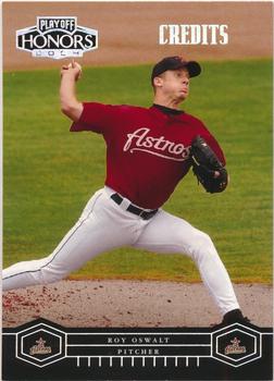 2004 Playoff Honors - Credits Silver #94 Roy Oswalt Front