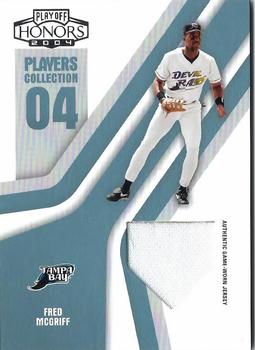 2004 Playoff Honors - Players Collection Jersey Platinum #PC-26 Fred McGriff Front