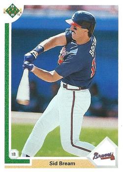 1991 Upper Deck #710 Sid Bream Front