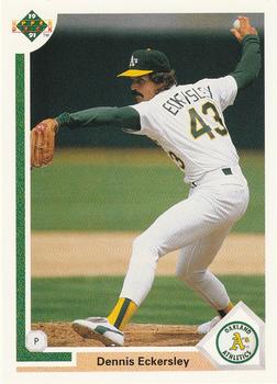 1991 Upper Deck #172 Dennis Eckersley Front