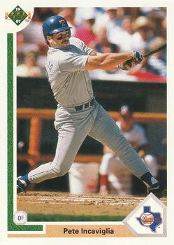 1991 Upper Deck #453 Pete Incaviglia Front