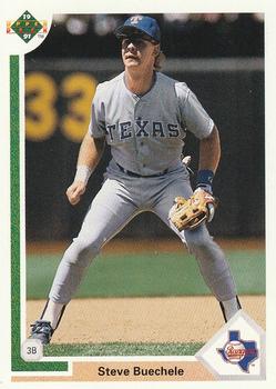 1991 Upper Deck #650 Steve Buechele Front