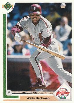 1991 Upper Deck #790 Wally Backman Front