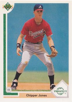 1991 Upper Deck #55 Chipper Jones Front