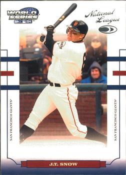 2004 Donruss World Series #WS-148 J.T. Snow Front