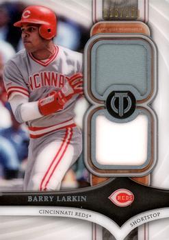 2018 Topps Tribute - Dual Relics #DR-BLA Barry Larkin Front