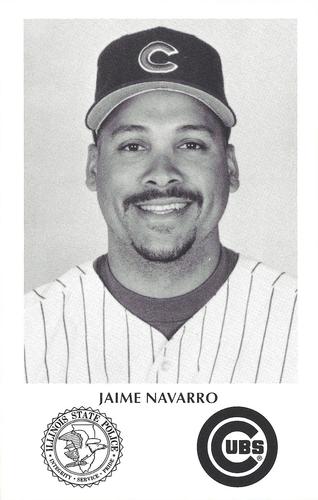 1995 Chicago Cubs Police #NNO Jaime Navarro Front