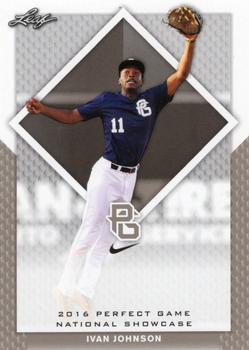 2016 Leaf Perfect Game National Showcase #068 Ivan Johnson Front