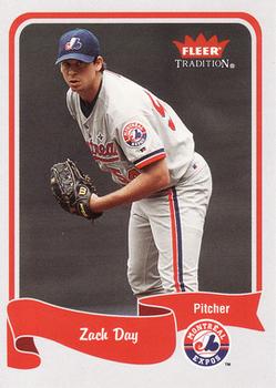 2004 Fleer Tradition #155 Zach Day Front