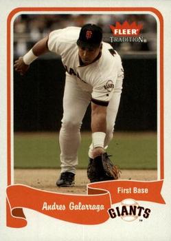 2004 Fleer Tradition #271 Andres Galarraga Front