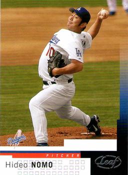 2004 Leaf #145 Hideo Nomo Front