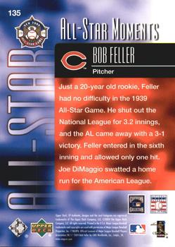 2004 SP Authentic #135 Bob Feller Back