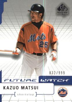 2004 SP Authentic #180 Kazuo Matsui Front