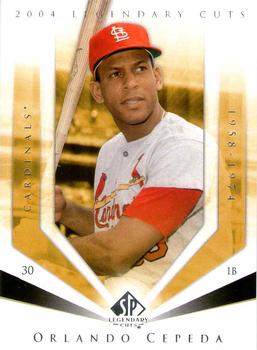 2004 SP Legendary Cuts #85 Orlando Cepeda Front