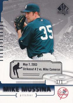 2004 SP Authentic - Game-Dated #70 Mike Mussina Front