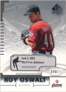 2004 SP Authentic - Game-Dated #29 Roy Oswalt Front