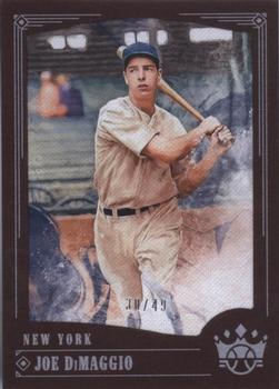 2018 Panini Diamond Kings - Framed Brown #11 Joe DiMaggio Front