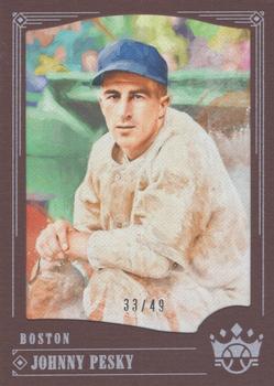 2018 Panini Diamond Kings - Framed Brown #48 Johnny Pesky Front