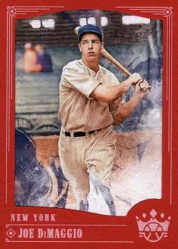 2018 Panini Diamond Kings - Framed Red #11 Joe DiMaggio Front