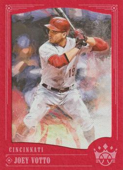 2018 Panini Diamond Kings - Framed Red #148 Joey Votto Front