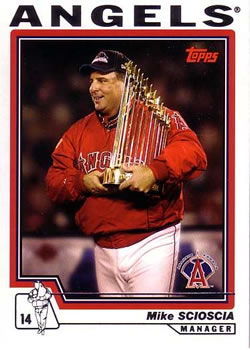 2004 Topps #267 Mike Scioscia Front